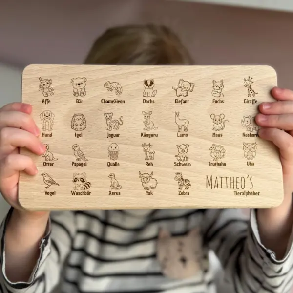 Frühstücksbrettchen ABC