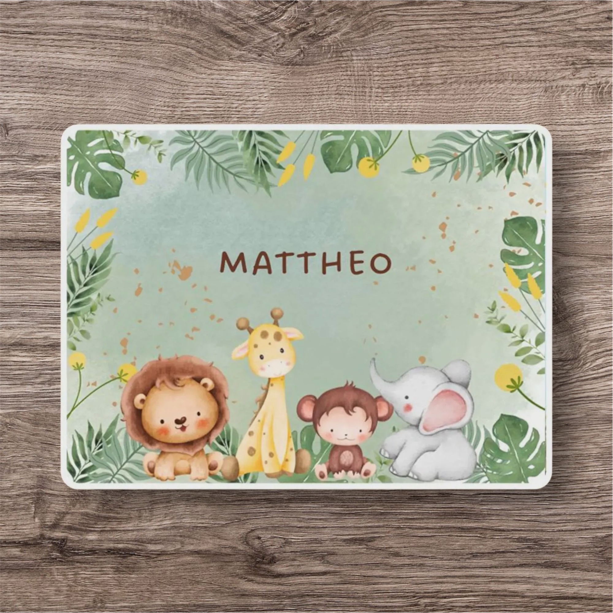 Tischset Kinder - Zootiere – Bild 5