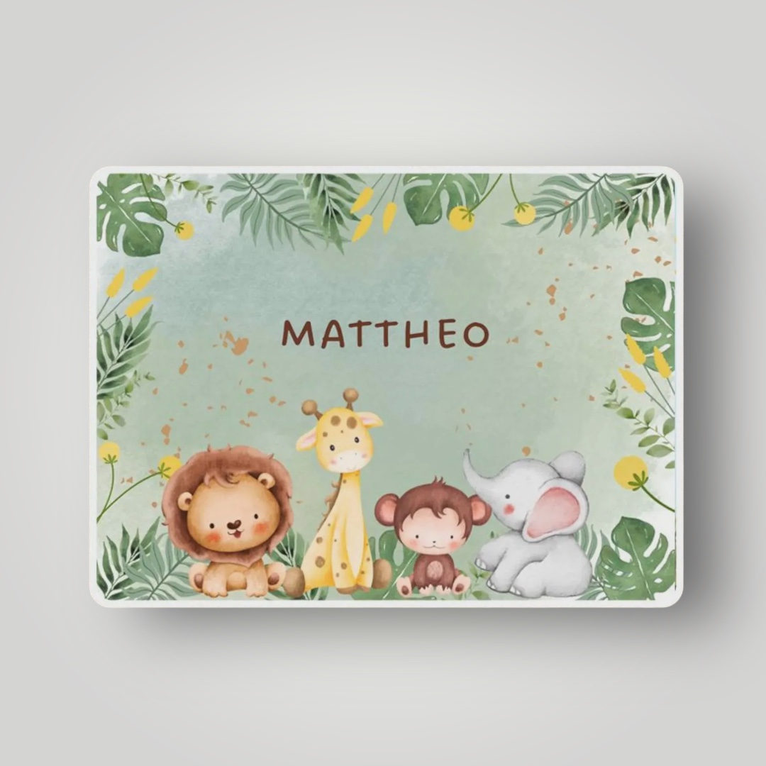 Tischset Kinder - Zootiere – Bild 2