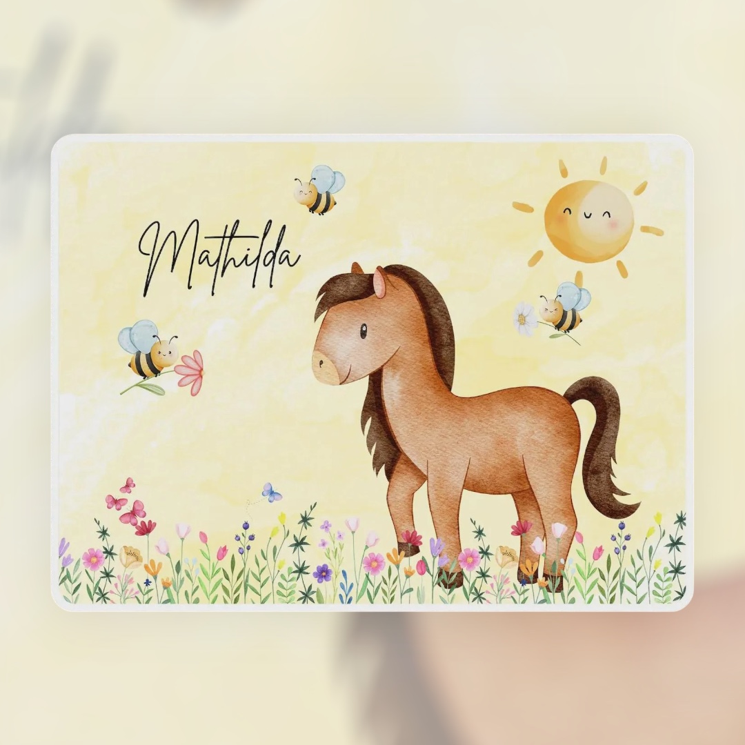 Tischset Kinder - Pferd – Bild 2