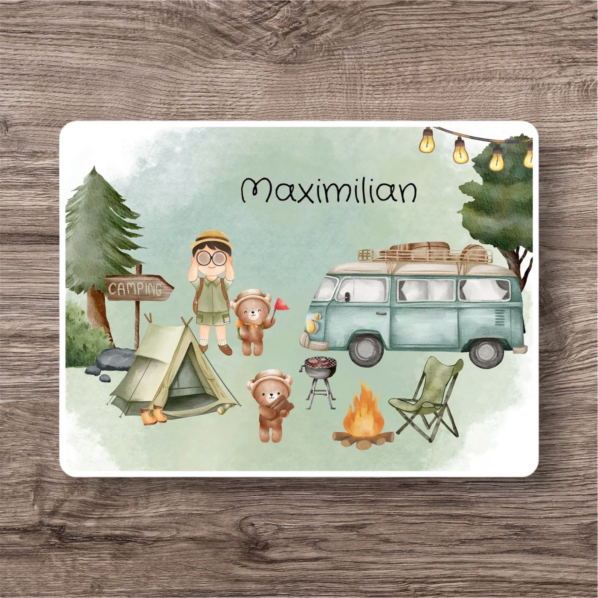 Tischset Kinder - Camping – Bild 5