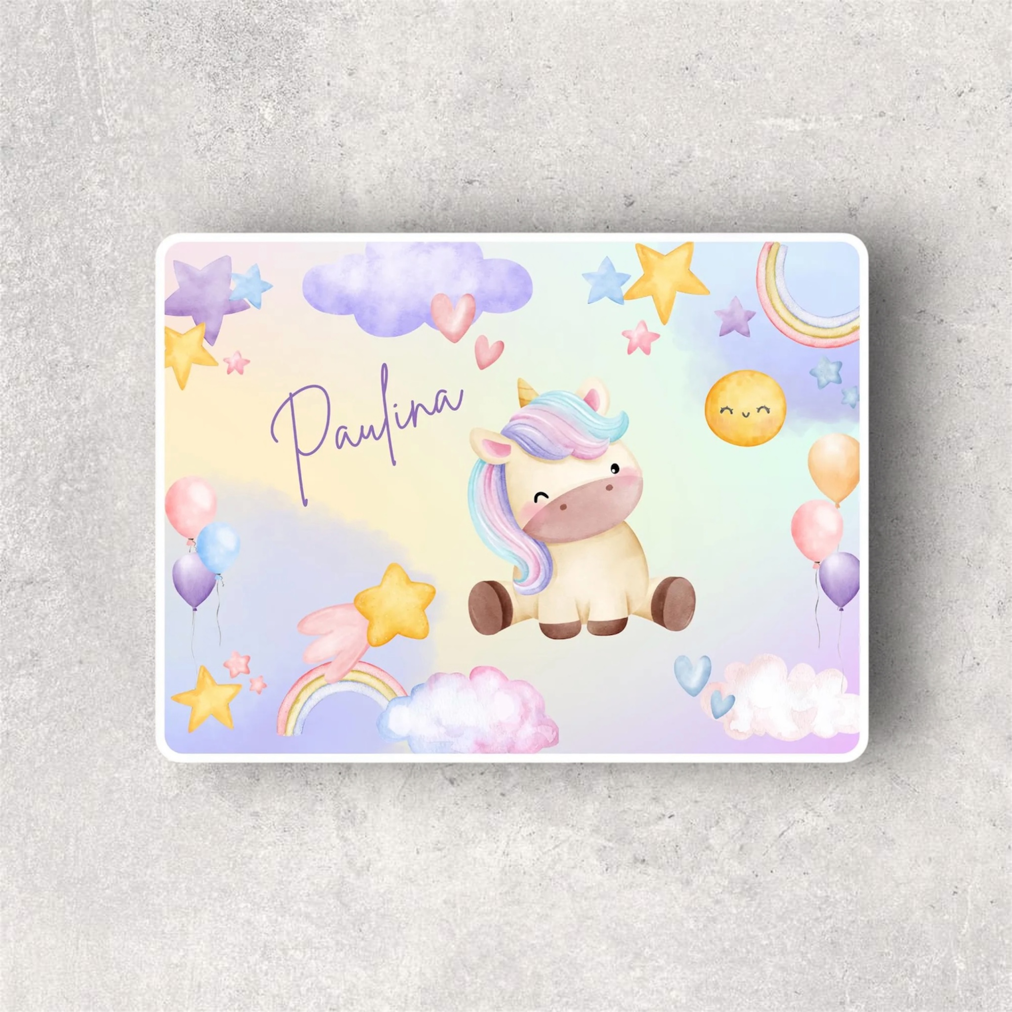 Tischset Kinder - Einhorn – Bild 2