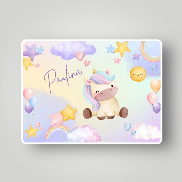 Tischset Kinder - Einhorn