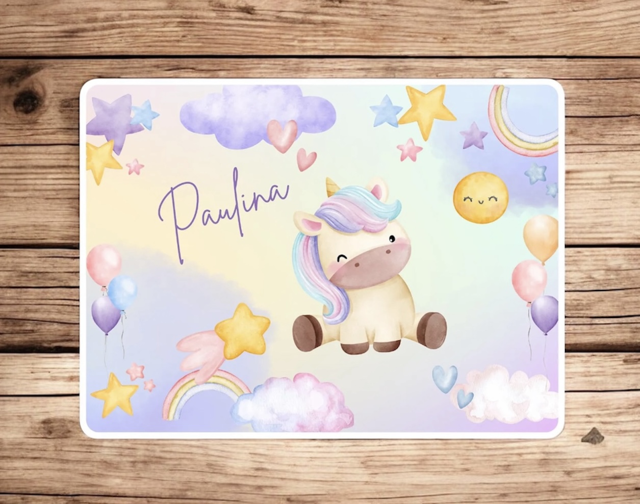 Tischset Kinder - Einhorn – Bild 3