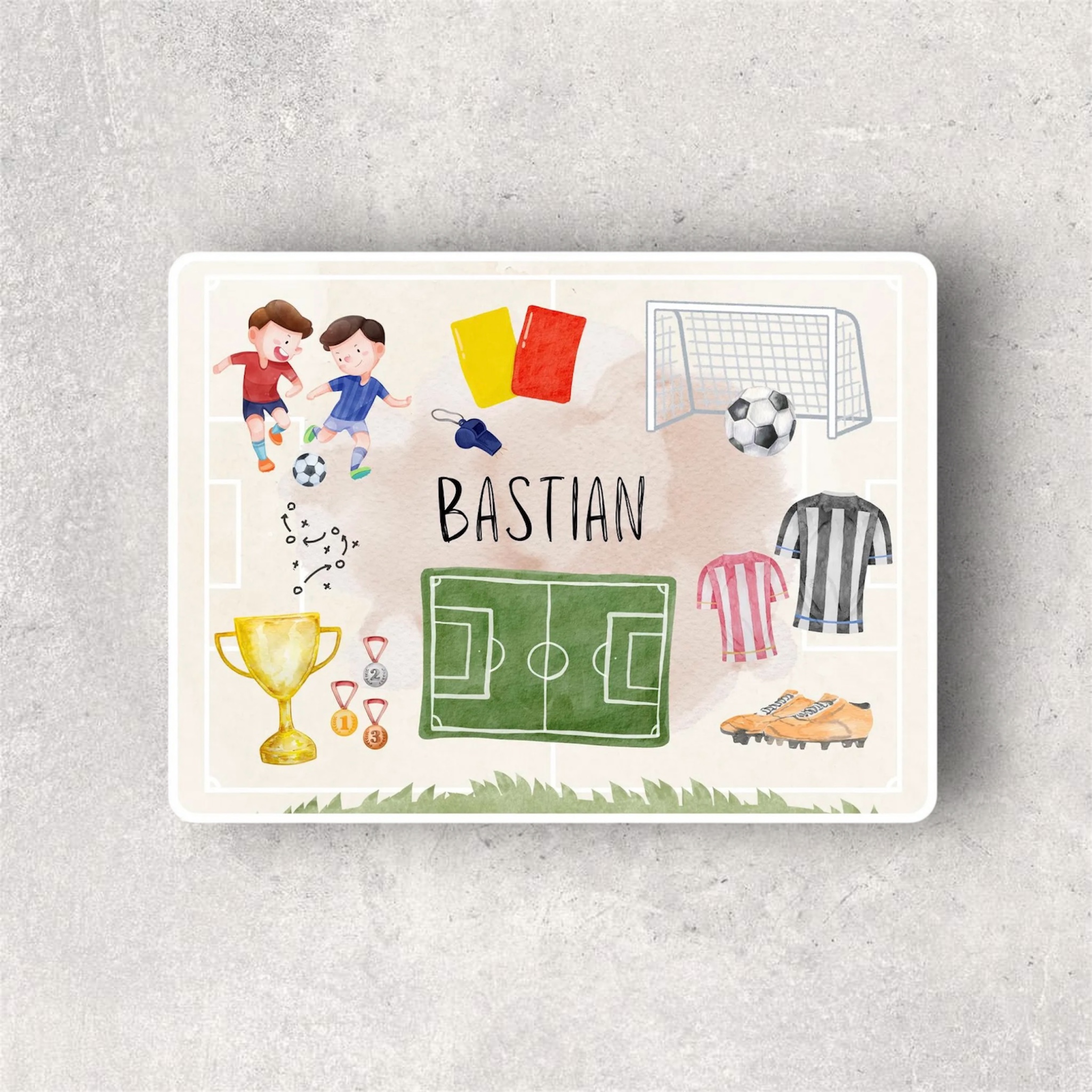 Tischset Kinder - Fußball – Bild 4