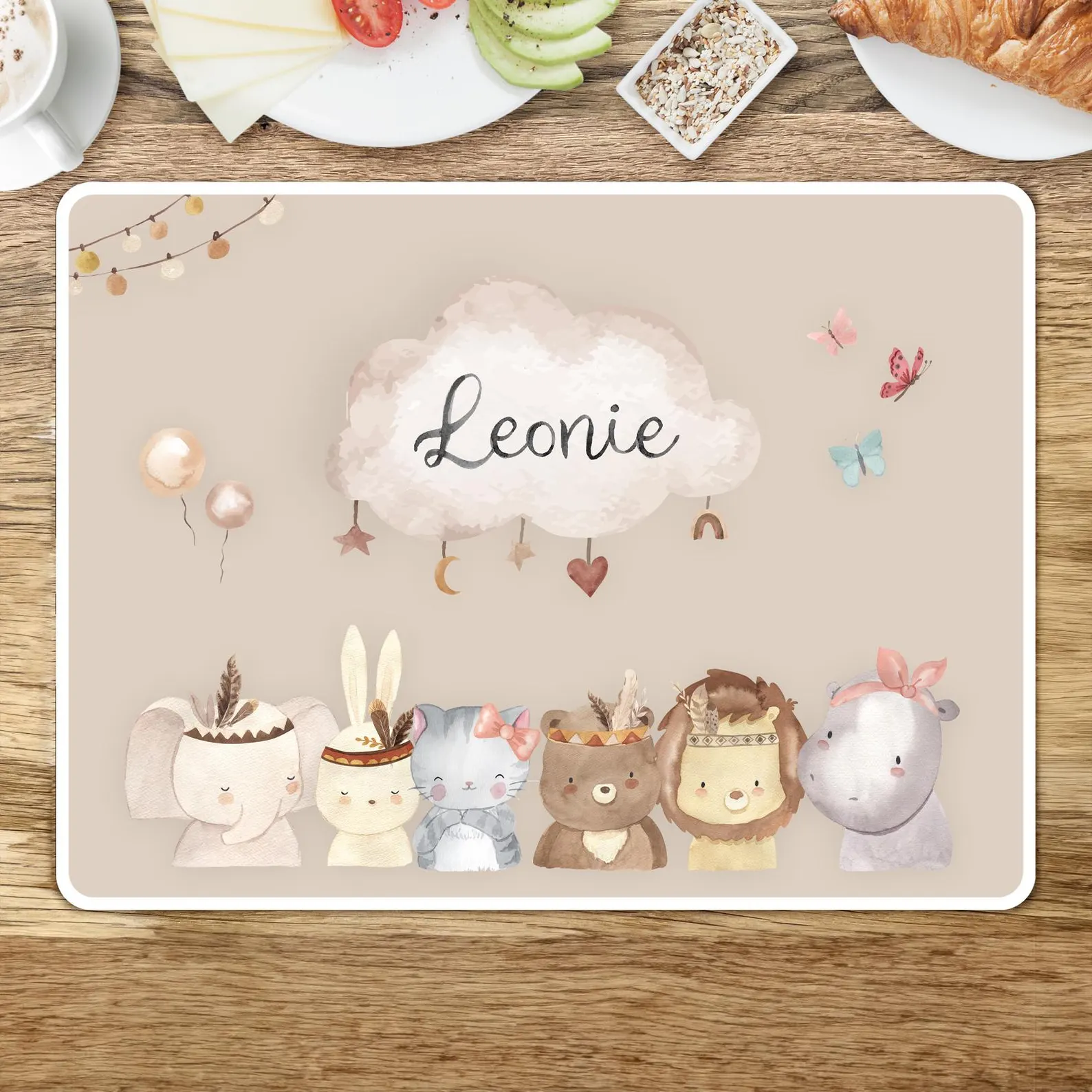 Tischset Kinder - Tiere