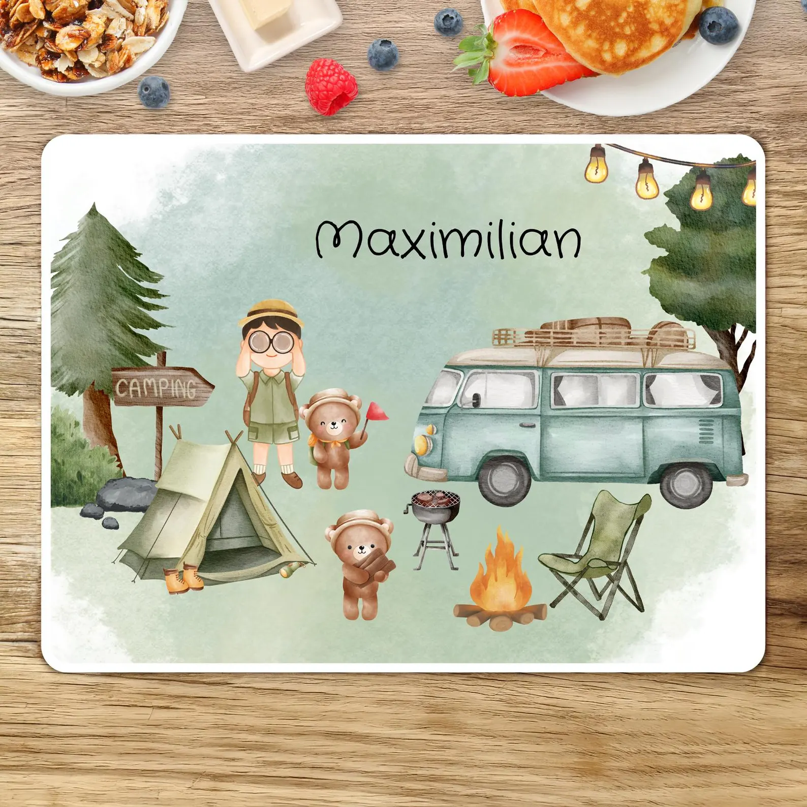 Tischset Kinder - Camping