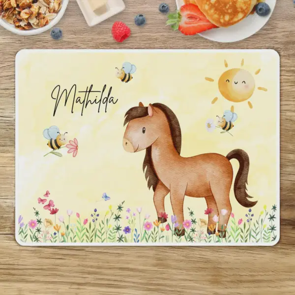 Tischset Kinder - Pferd