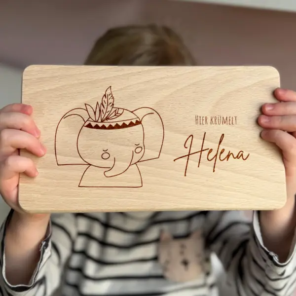 Frühstücksbrettchen Elefant