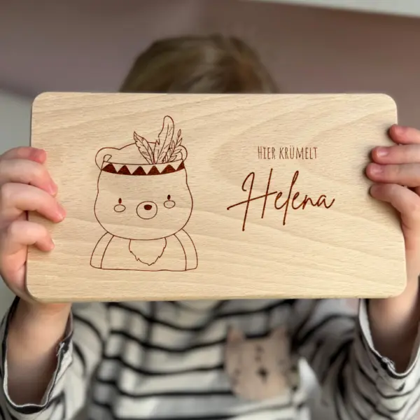 Frühstücksbrettchen Bär