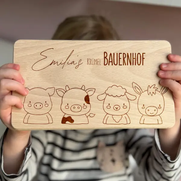 Frühstücksbrettchen Bauernhof