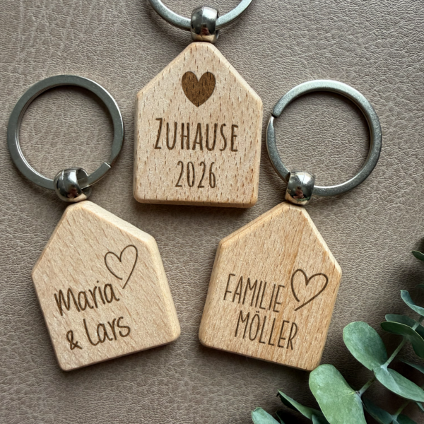 Schlüsselanhänger Haus