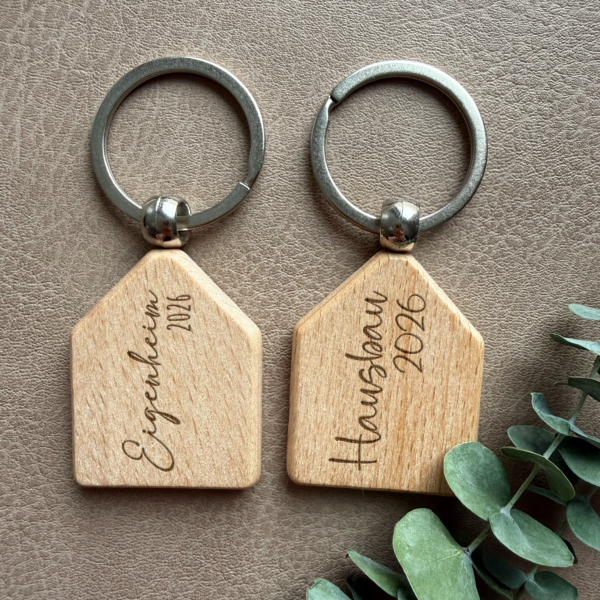 Schlüsselanhänger Hausbau